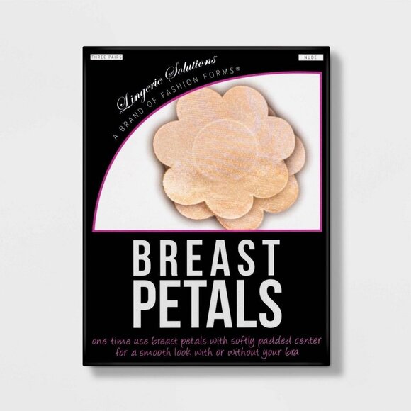 Fashion Forms Women's Breast Petals Beige - 3 Pack - Picture 4 of 8